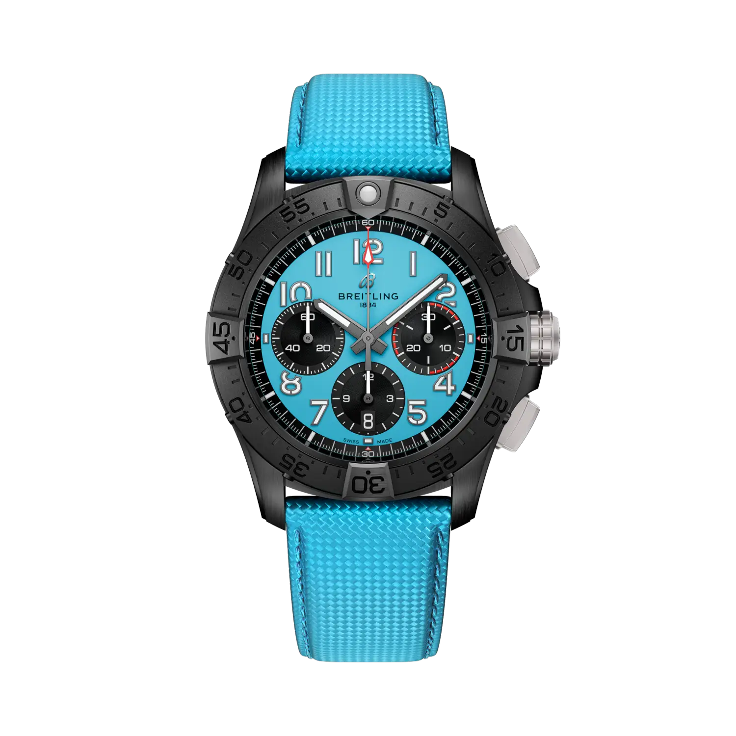 Breitling B01 Chronograph 42 Night Mission Avenger Turq SB0146101L1X1