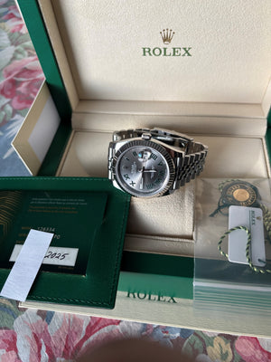 Rolex Datejust 41mm Wimbledon Dial Jubilee bracelet Ref# 126334