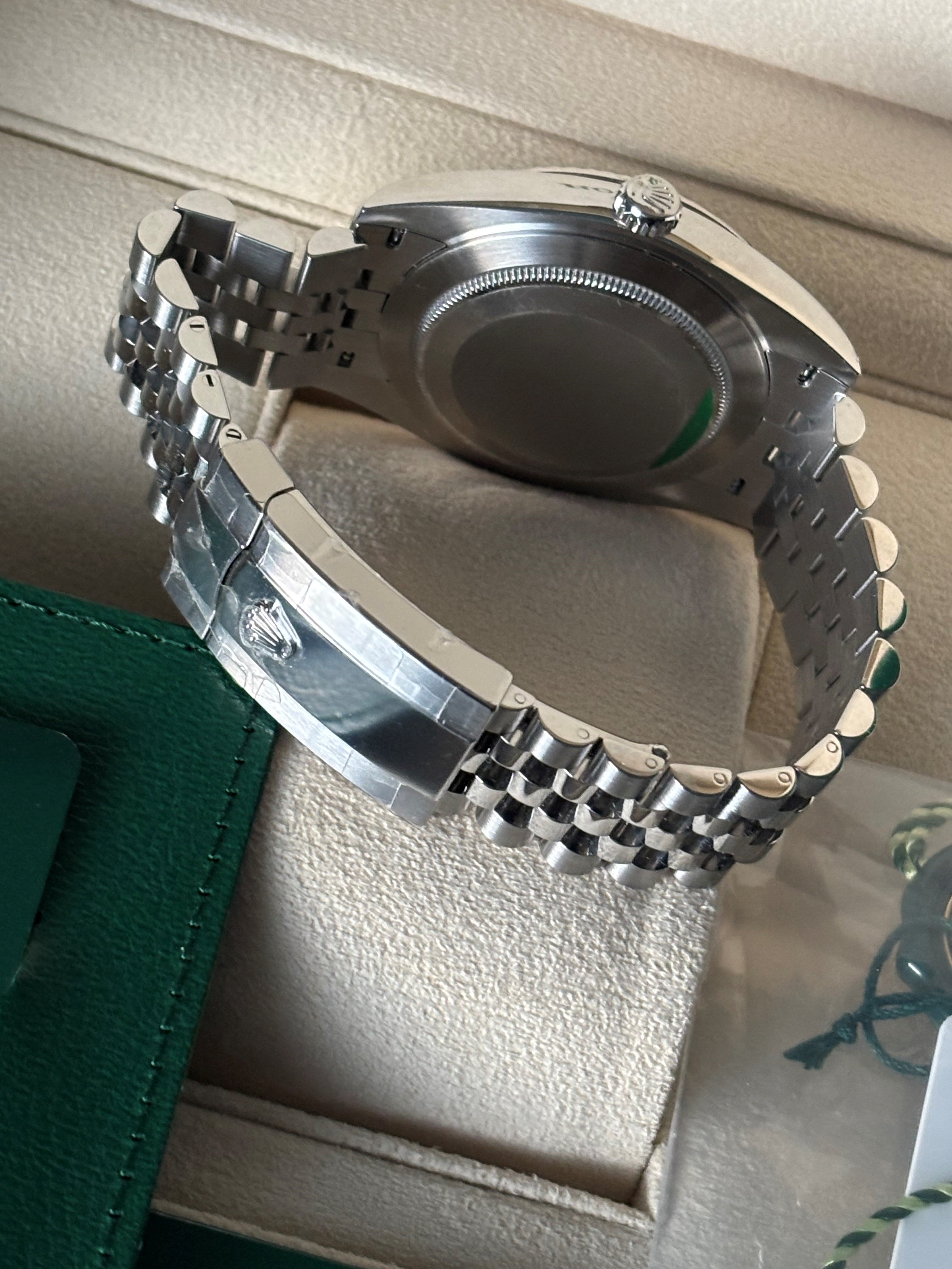 Rolex Datejust 41mm Wimbledon Dial Jubilee bracelet Ref# 126334