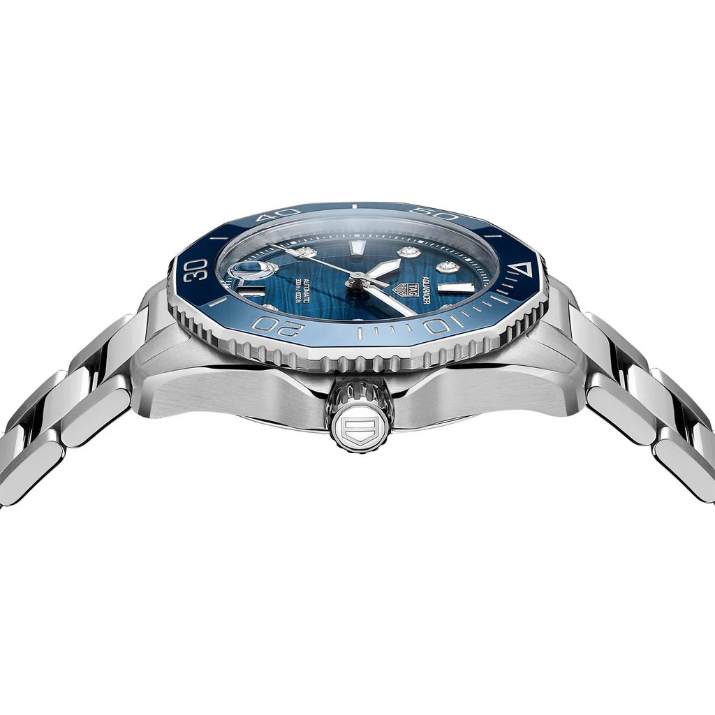TAG Heuer Aquaracer  300 Date Blue diamond dial 36mm WBP231B.BA0618