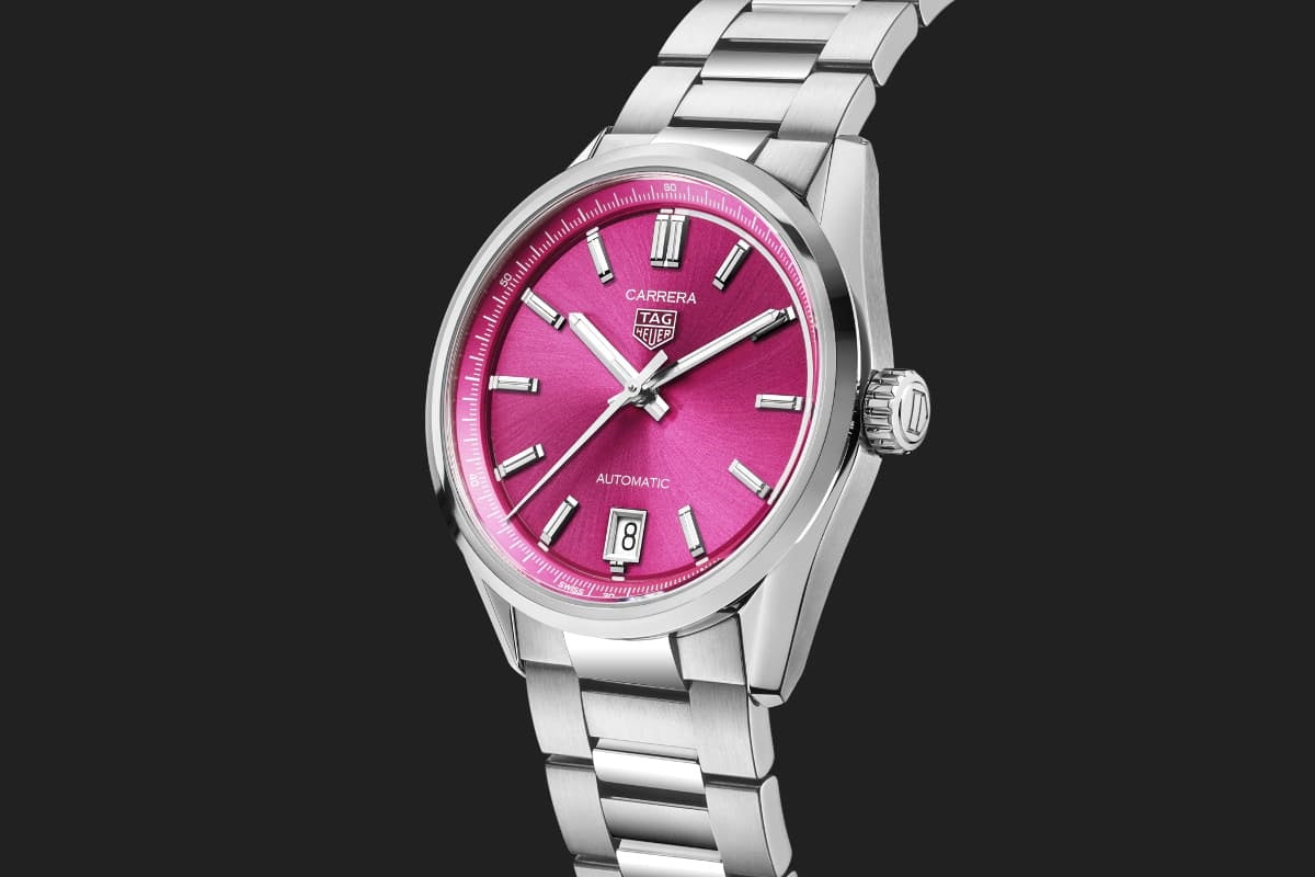 TAG Heuer Carrera Date Women's Pink dial 36mm WBN2313.BA0001