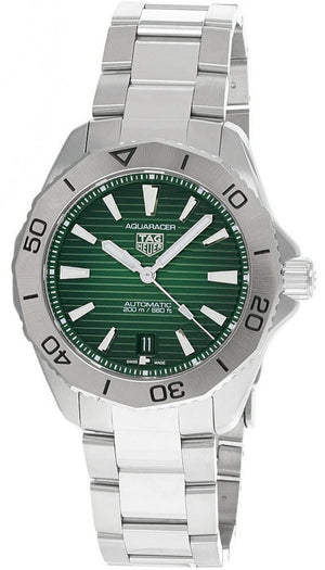 TAG Heuer Aquaracer Professional 200 Solargraph Green dial 40mm WBP1115.BA0000