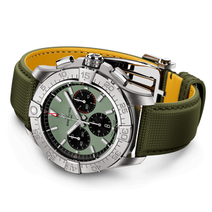 Breitling Avenger B01 Chronograph Mint green dial 44mm AB0147101L1X1