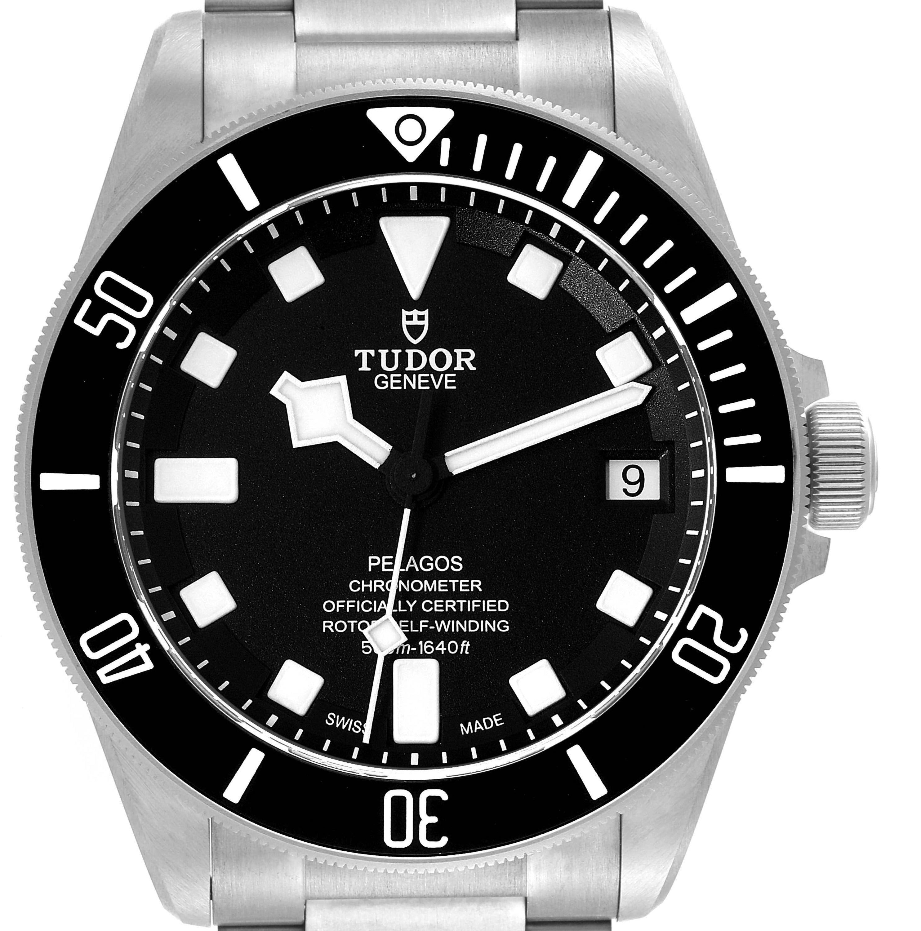 Tudor Pelagos Black Steel | Luxury Titanium Watch | Harley's Time