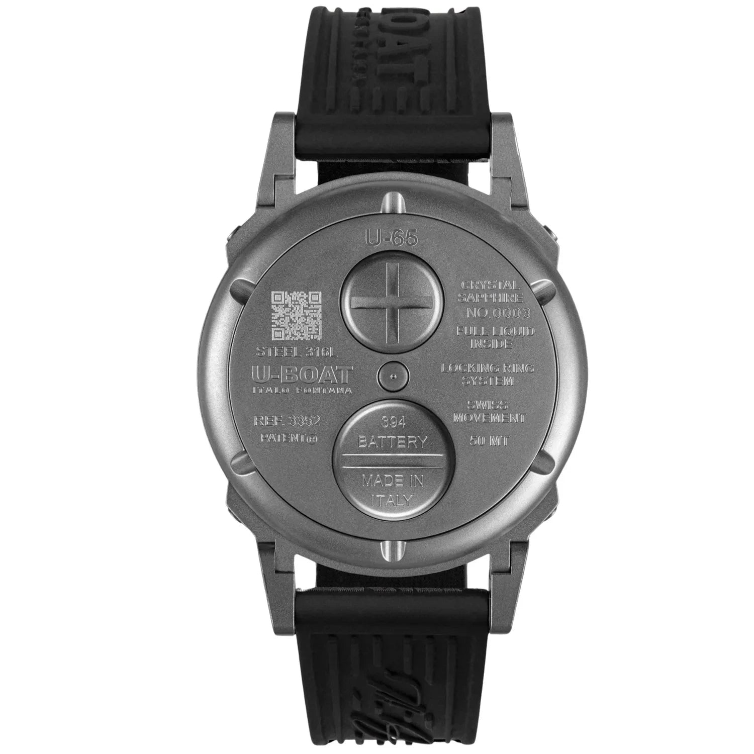 U-Boat U-65 3352 44mm SS Turquoise