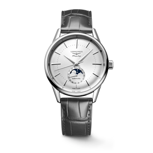 Longines Heritage Moonphase Automatic Silver dial 35.8 mm L4.815.4.72.2