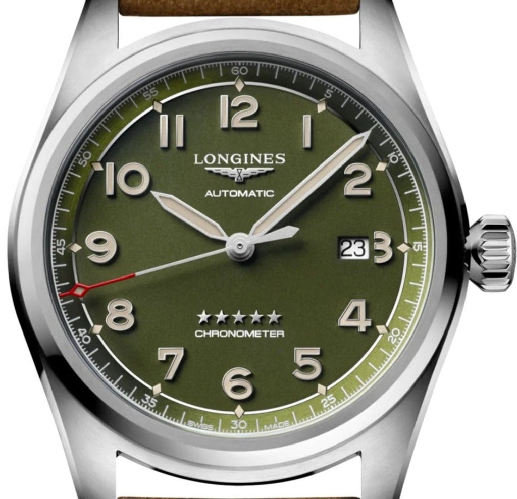 Longines Spirit Green dial 42mm L3.811.4.03.2