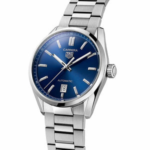 TAG Heuer CARRERA Date 39mm Blue dial Mens watch WBN2112.BA0639