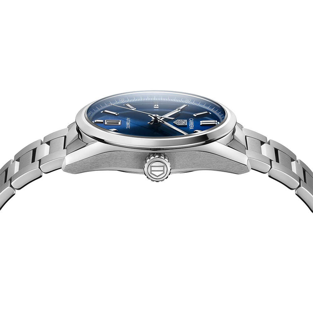 TAG Heuer CARRERA Date 39mm Blue dial Mens watch WBN2112.BA0639