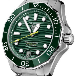 TAG Heuer Aquaracer 300 Date green dial 42mm WBP5116.BA0013