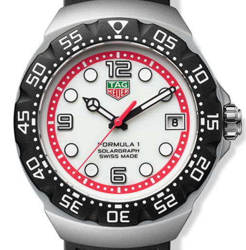 TAG Heuer Formula 1 Solargraph white dial 38mm WBY111A.FT8106