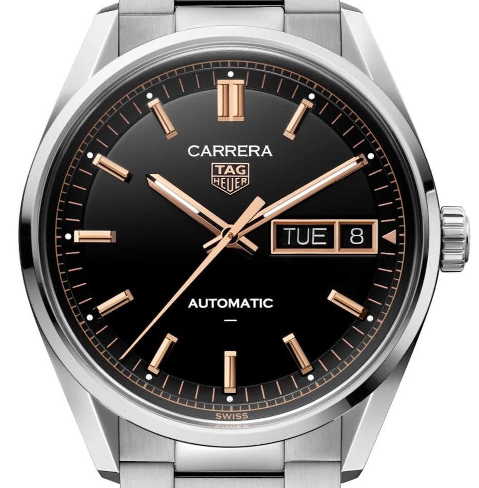 TAG Heuer Carrera Day-date Black dial 39mm WDA2111.BA0043