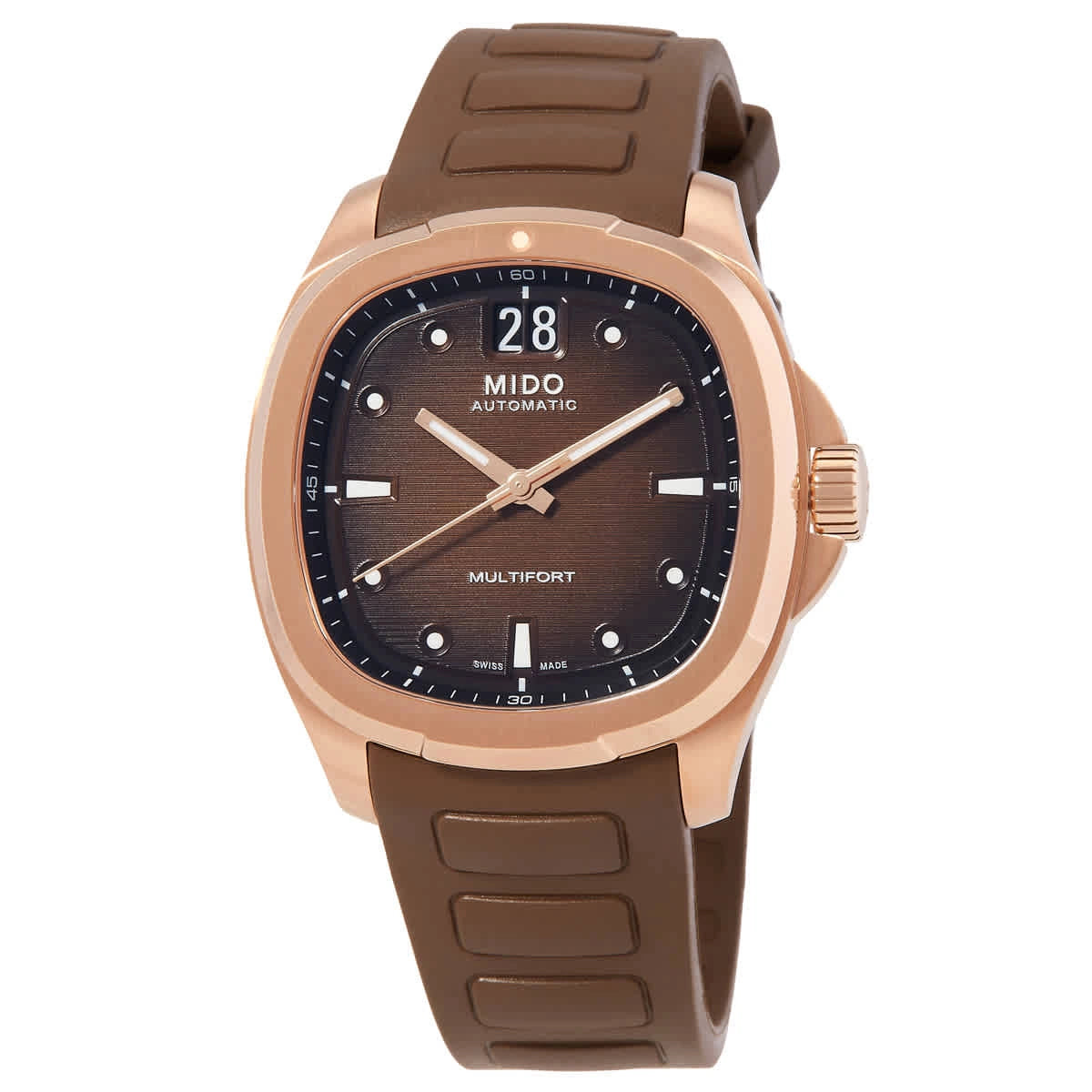 Mido Multifort Tv Big Date Brown dial  39mm M049.526.37.291.00