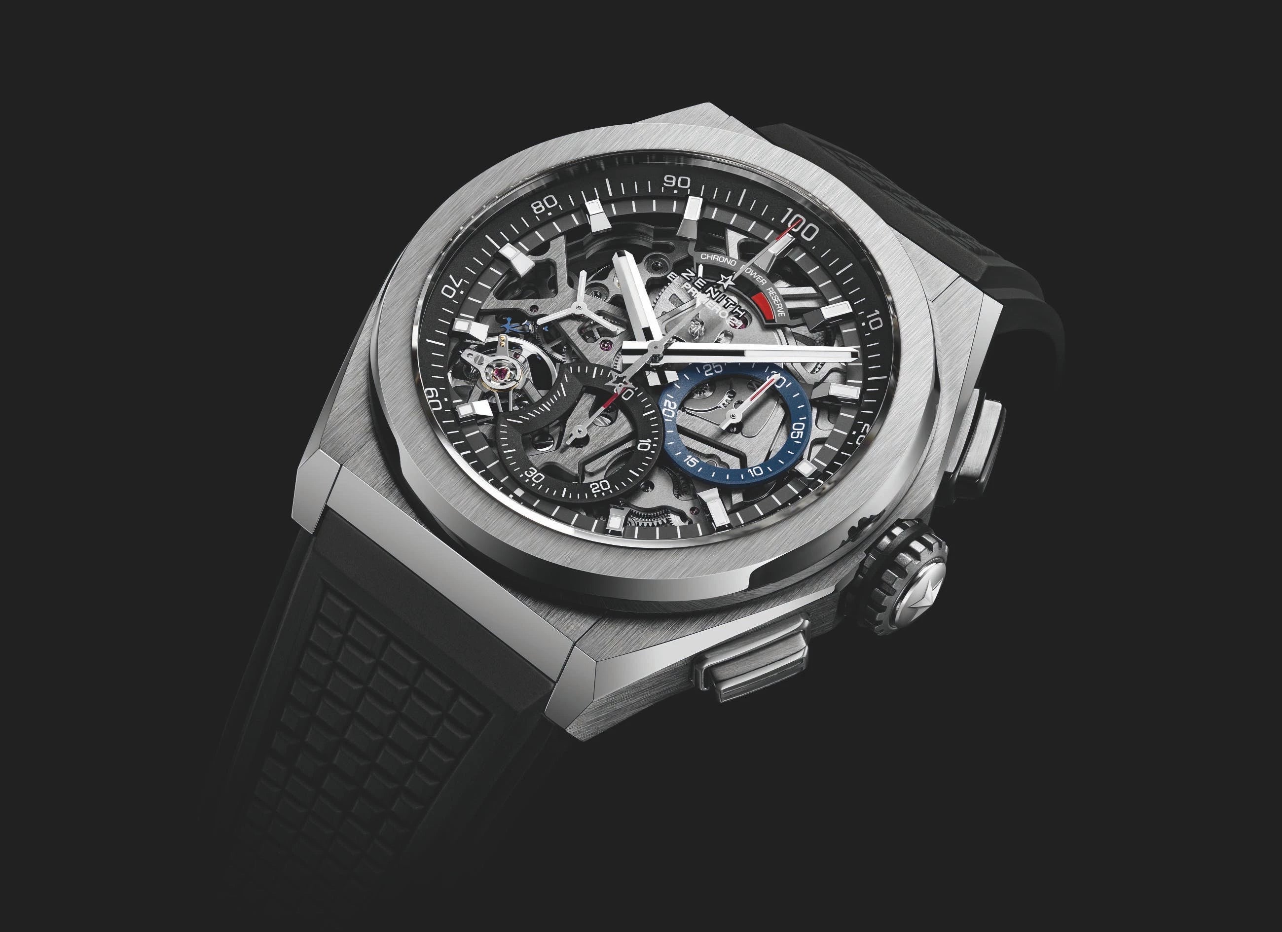 Zenith Defy el Primero Reloj para hombre con esfera transparente 4495.9000.9004/78.R782 