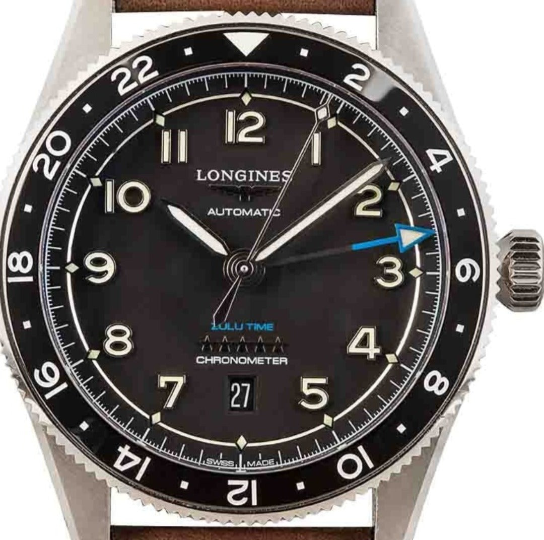 Longines Spirit Zulu Time 42 mm Ref#L3.812.4.53.2