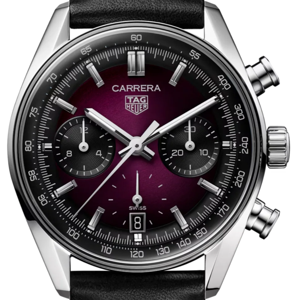 TAG Heuer Carrera Chronograph Purple dial CBS2219.FC6607