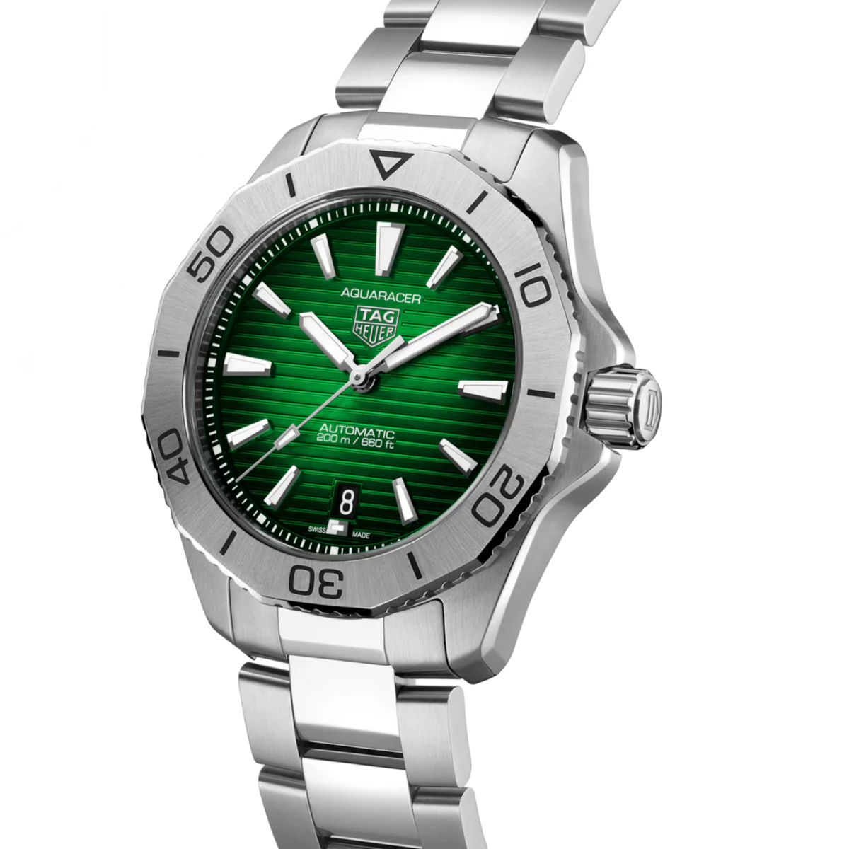 TAG Heuer Aquaracer Professional 200 Automático Esfera verde 40 WBP2115.BA0627
