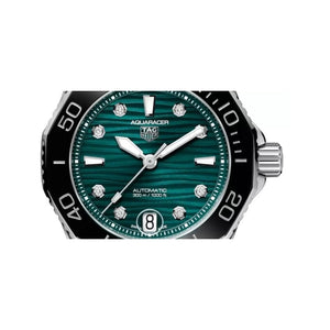 TAG Heuer Aquaracer Professional 300 Green dial 36mm WBP231G.FT6226
