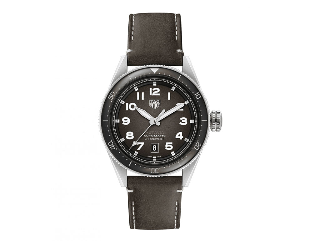 TAG Heuer Autavia Calibre 5 42mm Luxury Watch | Harley's Time LLC