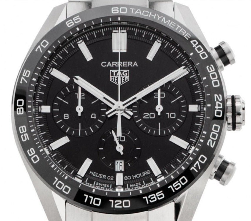 TAG Heuer Carrera Calibre 44mm Heuer 02 Chronograph Ref#CBN2A1B.BA0643