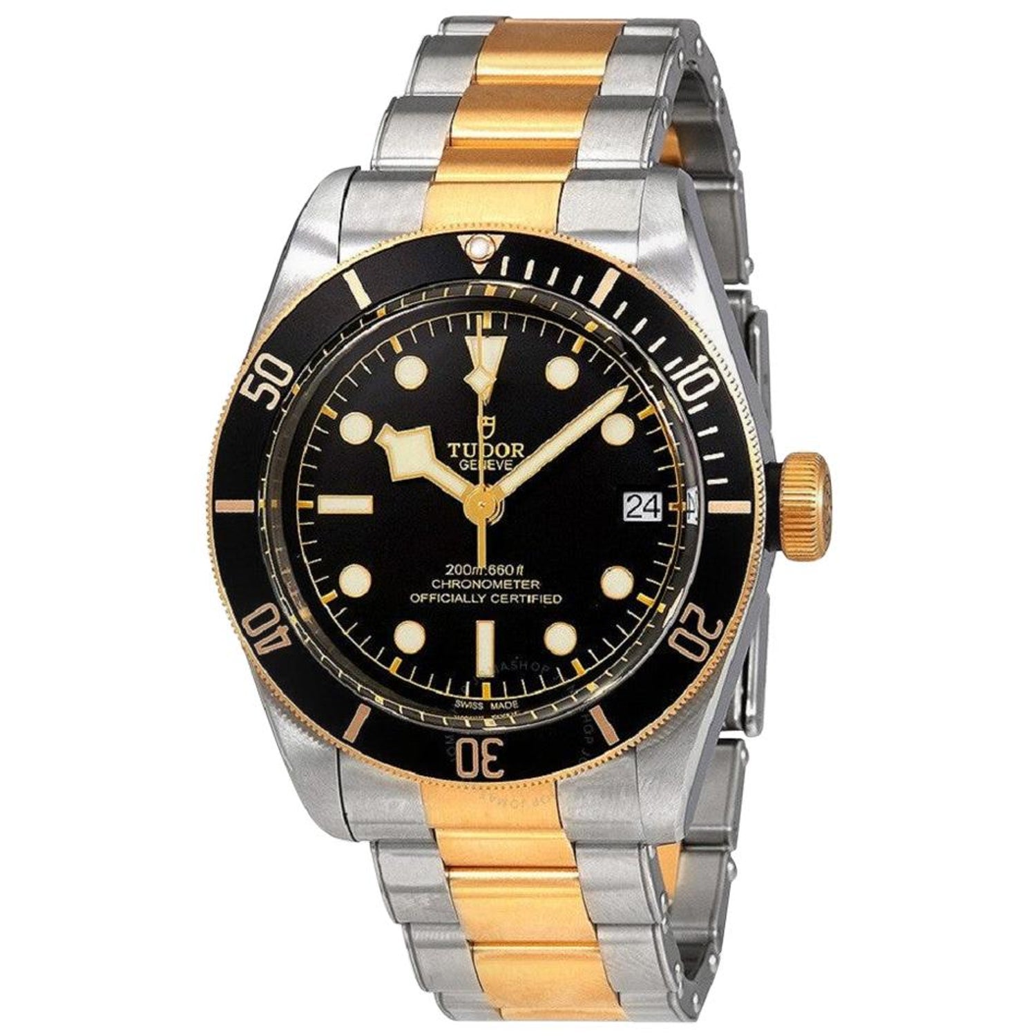 Tudor Black Bay S&G 41mm Heritage Bracelet Steel/Gold | Harley's Time LLC