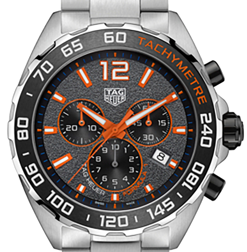 TAG Heuer Formula1 Chronograph Grey dial Mens watch 43 CAZ101AH.BA0842