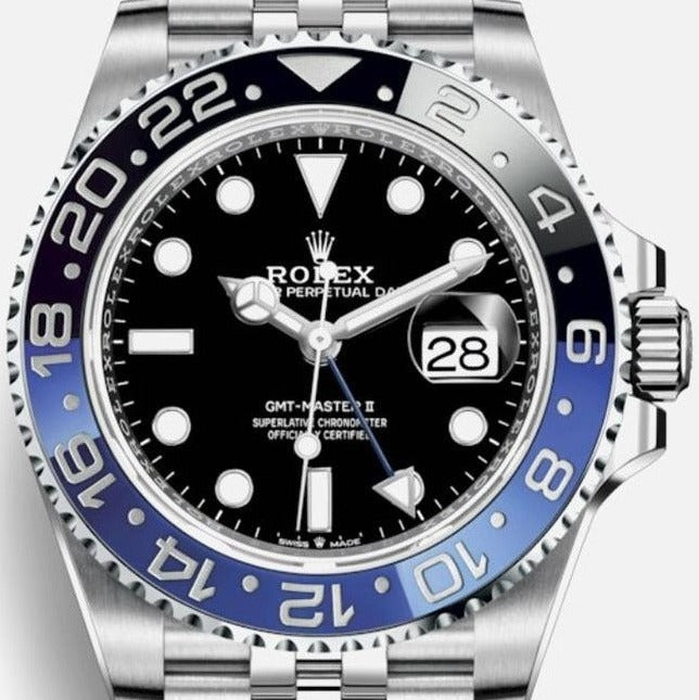 Rolex GMT-Master II Batman 40mm Steel bracelet  watch Ref#126710BLNR