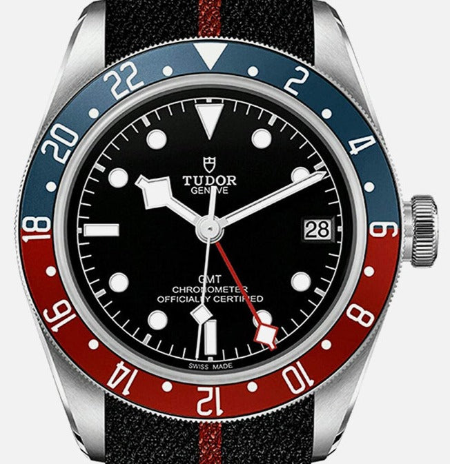 Tudor Black Bay Pepsi GMT 41mm Nato Strap 41 Mens watch M79830RB-003