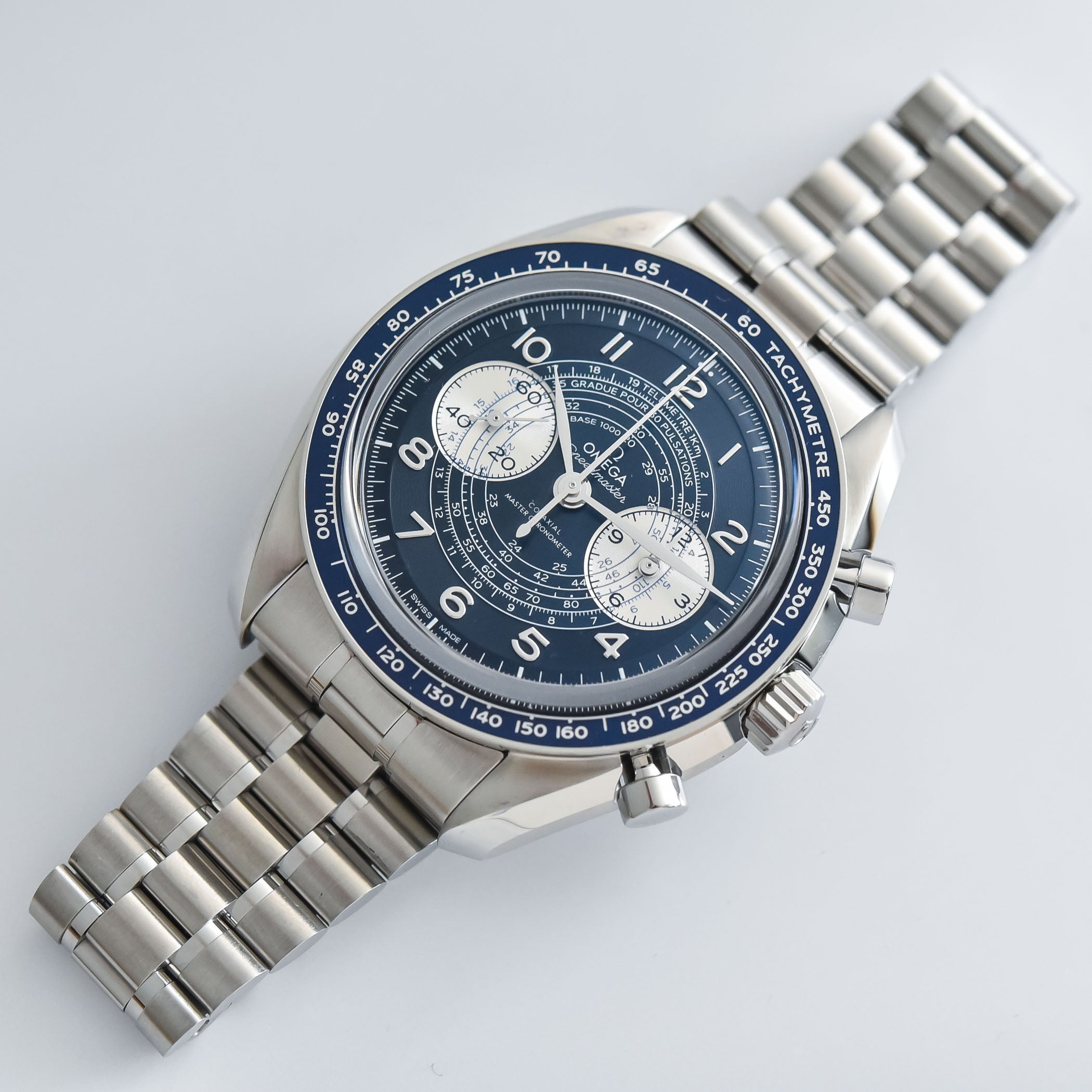 Omega Chronoscope Co-axial, Crystal Sapphire Watch, Harley's Time LLC
