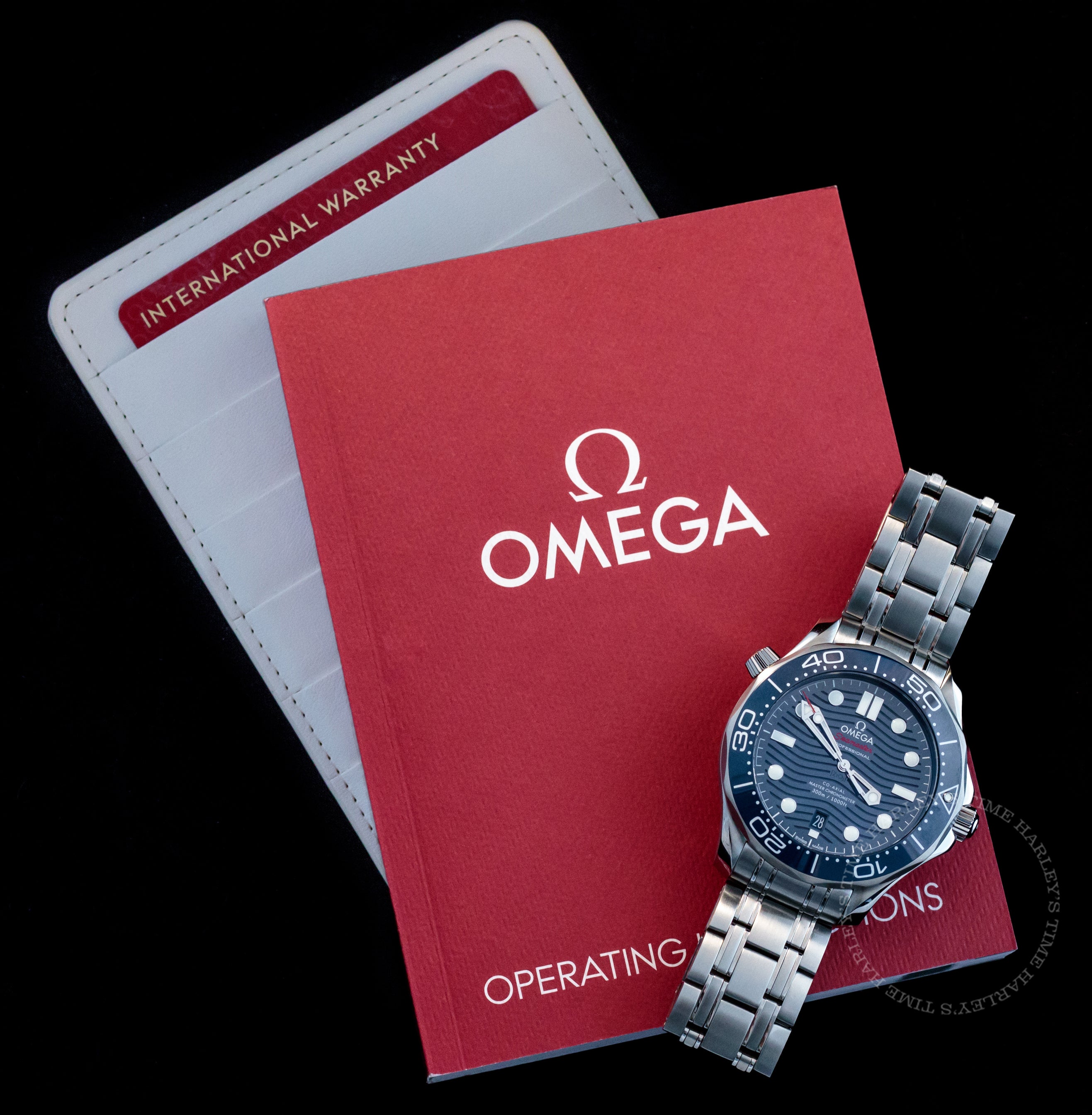 Omega Seamaster Diver 300M esfera azul 42 mm pulsera de acero Reloj para hombre 210.30.42.20.03.001 