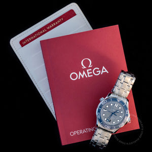 Omega Seamaster Diver 300M, Stainless Steel Band Watch, Harley's Time