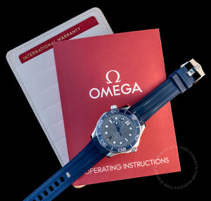 Omega Seamaster Diver 300M, Rubber Straps Watch, Harley's Time