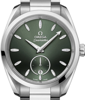 Omega Aqua Terra 150m Small Seconds Green Watch 38mm | Harley's Time LLC