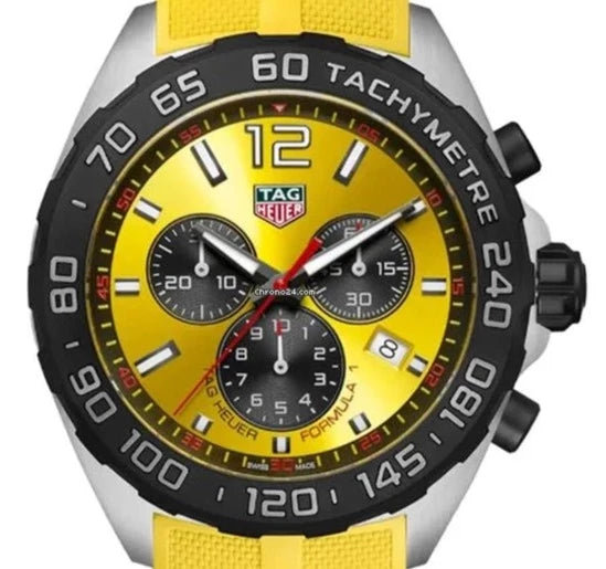 TAG Heuer Formula 1 Quartz | Yellow Dial Watch | Harley's Time LLC