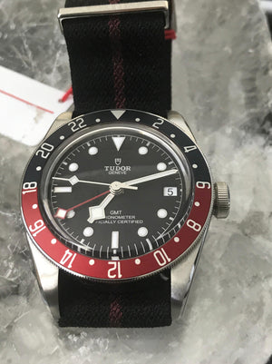 Tudor Black Bay Pepsi GMT 41mm Nato Strap 41 Mens watch M79830RB-003