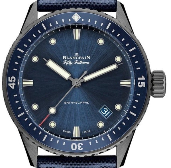 Blancpain Fifty Fathoms Bathyscaphe 43mm Harley s Time HT llc