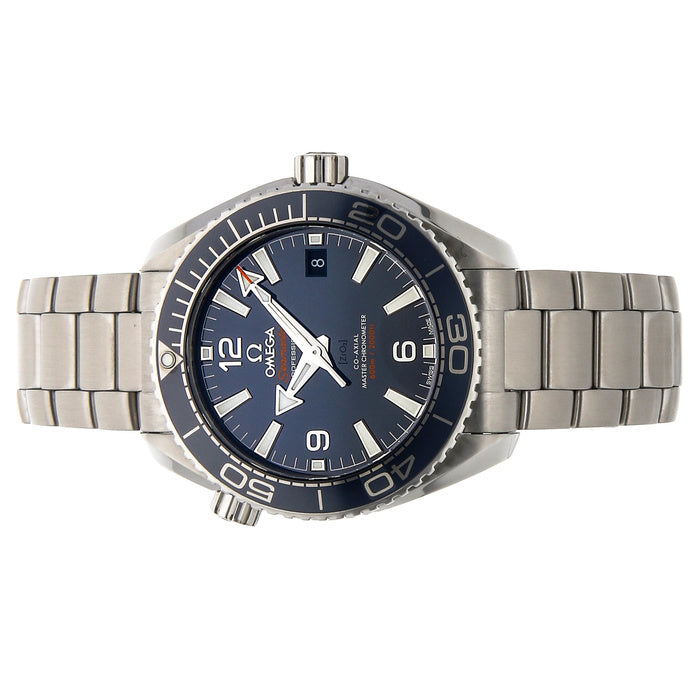 Planet Ocean 600M Seamaster steel Chronometer Watch 215.30.40.20.03.001