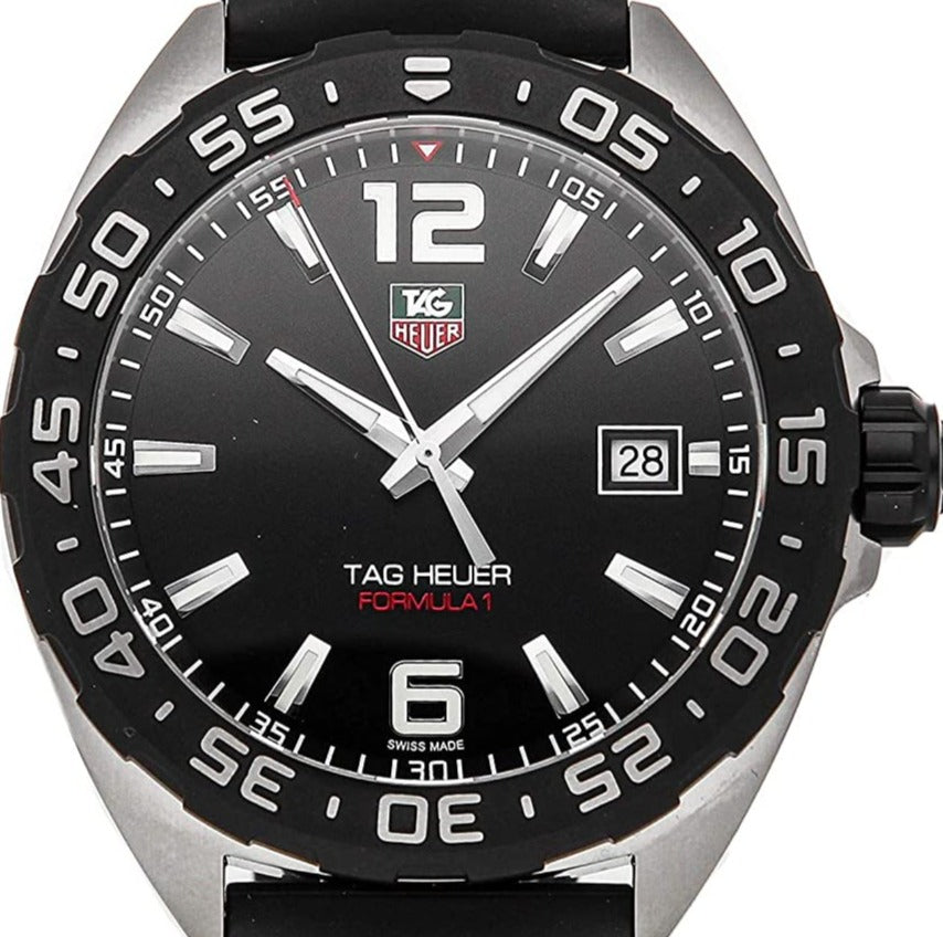 Rubber Strap Luxury Watch, TAG Heuer Formula 1 41mm, Harley's Time LLC