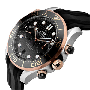 Omega Seamaster Diver 300M CO-axial - 18K Sedna™ gold | Harley's Time LLC