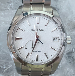 Grand Seiko Snowflake Spring Drive Titanium bracelet | Harley's Time LLC