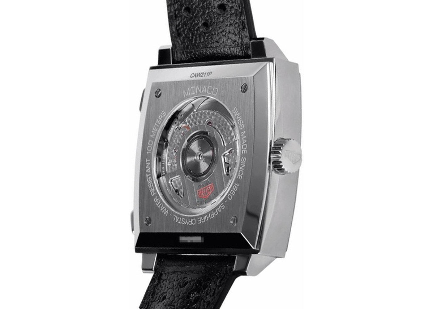 TAG Heuer CAW211PFC6356 Steve McQueen Monaco Calibre 11 Leather strap 39mm