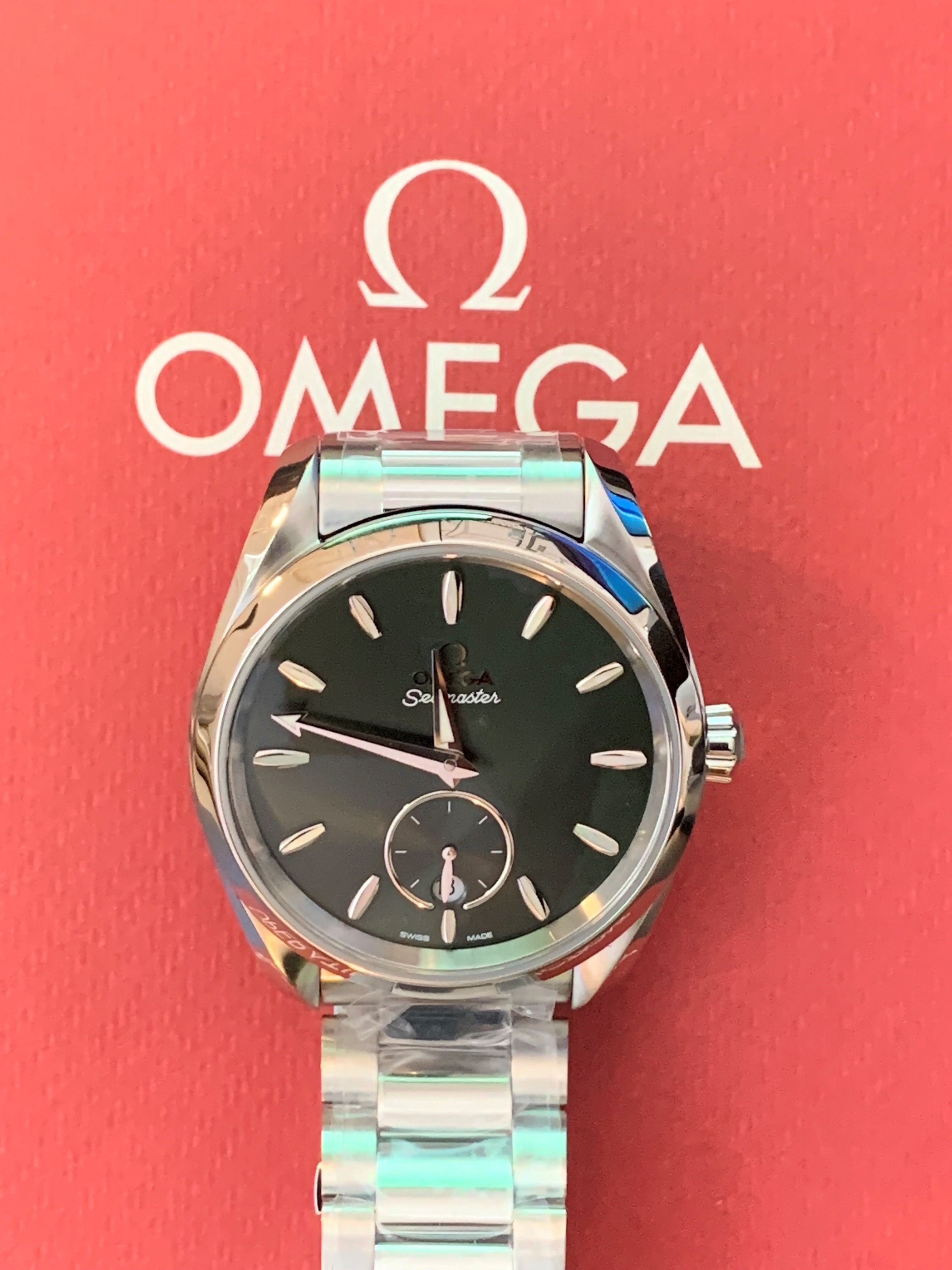 Omega Aqua Terra 150m Small Seconds Green Watch 38mm | Harley's Time LLC