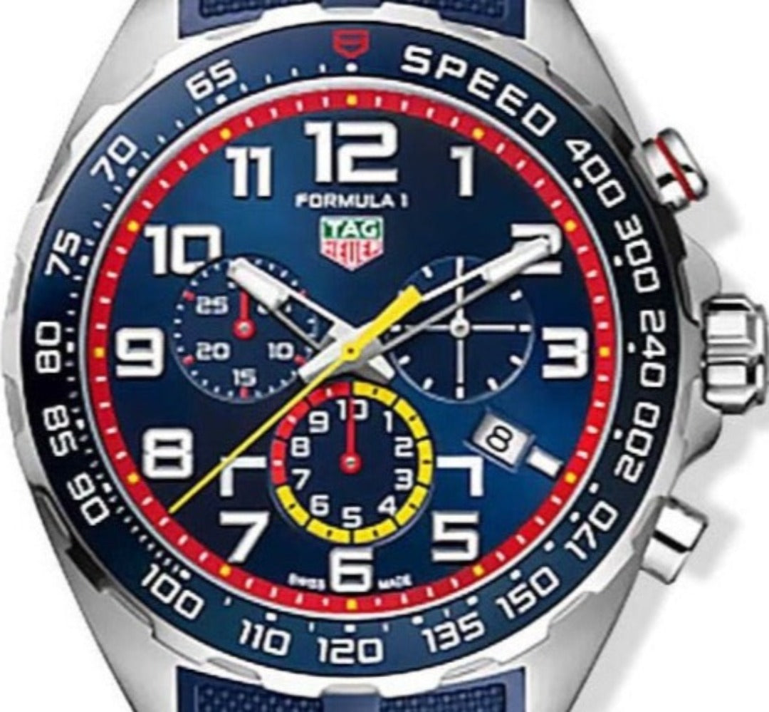 TAG Heuer 1 X Red Bull Racing Heuer Formula 43mm Watch, Harley's Time LLC
