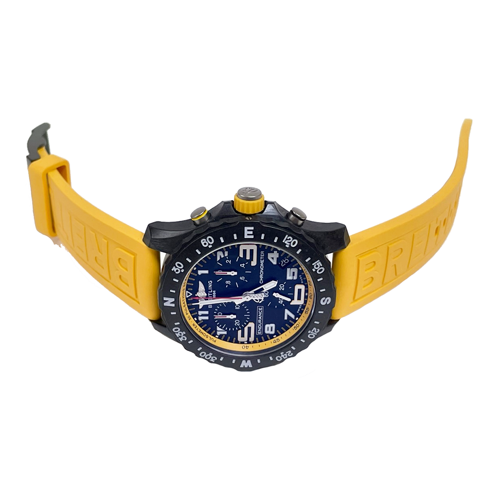 Breitling Endurance Pro Yellow Strap | Sports Watch | Harley's Time LLC
