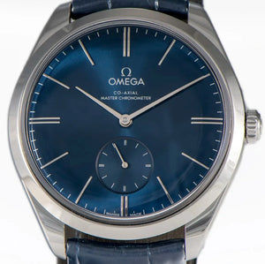 Omega Tresor De Ville 40mm Blue Dial Watch | Harley's Time LLC