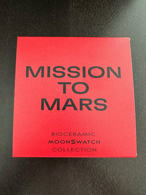 Omega Swatch Bioceramic Moonswatch "Mission to Mars" | Harley's Time LLC