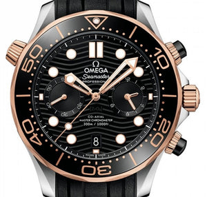 Omega Seamaster Diver 300M CO-axial - 18K Sedna™ gold | Harley's Time LLC