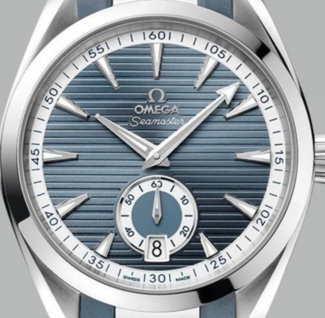 Omega  Aqua Terra 150m 41mm | Small Seconds Watch | Harley's Time LLC