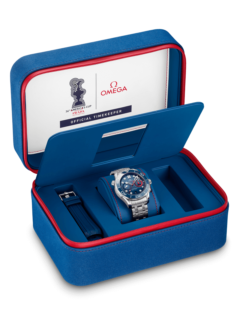 210.30.44.51.03.002 America's Cup Omega Seamaster Diver 300m Co-Axial  Master Chronometer Chronograph 44mm Mens Watch