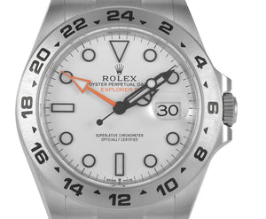 Rolex Explorer 2 | Rolex Explorer II White 42mm | Harley's Time LLC